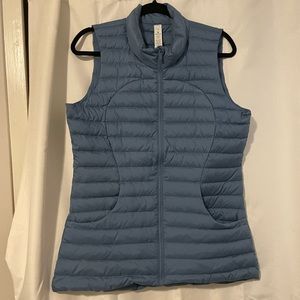 NWT SZ 10 - Lululemon Pack It Down Again Blue Vest.